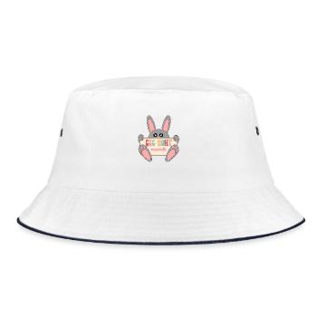 Egg Hunt - Bucket Hat - white/navy - Front