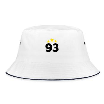 93 ans étoile - cadeau 93e anniversaire - Bob - blanc/marine - Devant