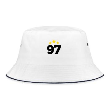 97 ans étoile - cadeau 97e anniversaire - Bob - blanc/marine - Devant
