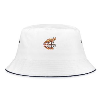 Renard Forêt Animaux Motif animal Art Motif Renard - Bob - blanc/marine - Devant