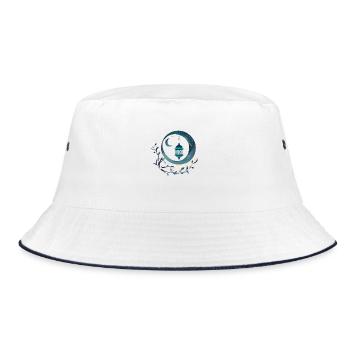 Ramadan Gift Eid Mubarak Islam Allah Muslim - Bucket Hat - white/navy - Front