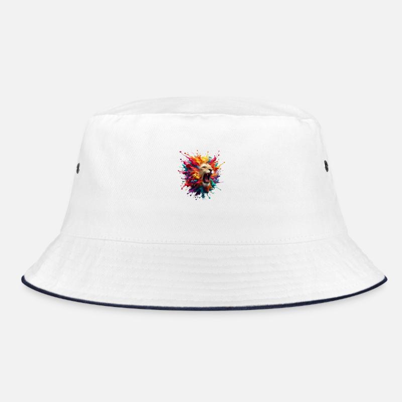 Bombe de couleur lion - Bob - blanc/marine