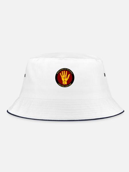 Ladendiebe vereinigt euch! - Bucket Hat - Weiß/Navy - Vorne