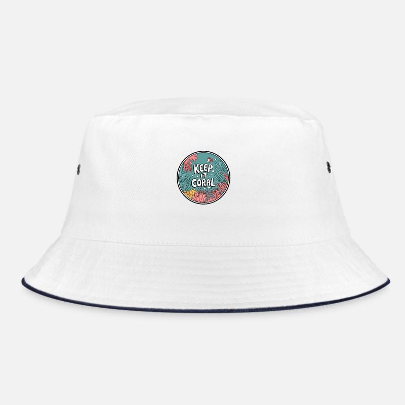 Keep It Coral – Saving Coral Reef, Marine Conservation Bucket Hat