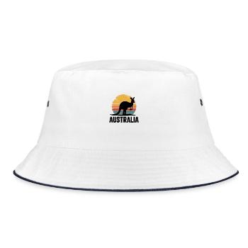 Australie - Bob - blanc/marine - Devant