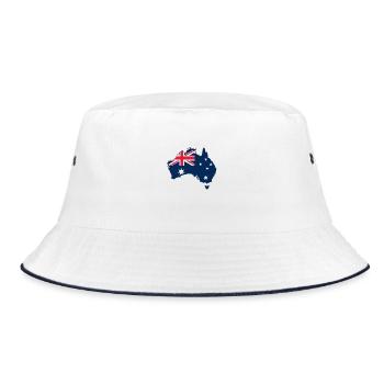 Australie - Bob - blanc/marine - Devant