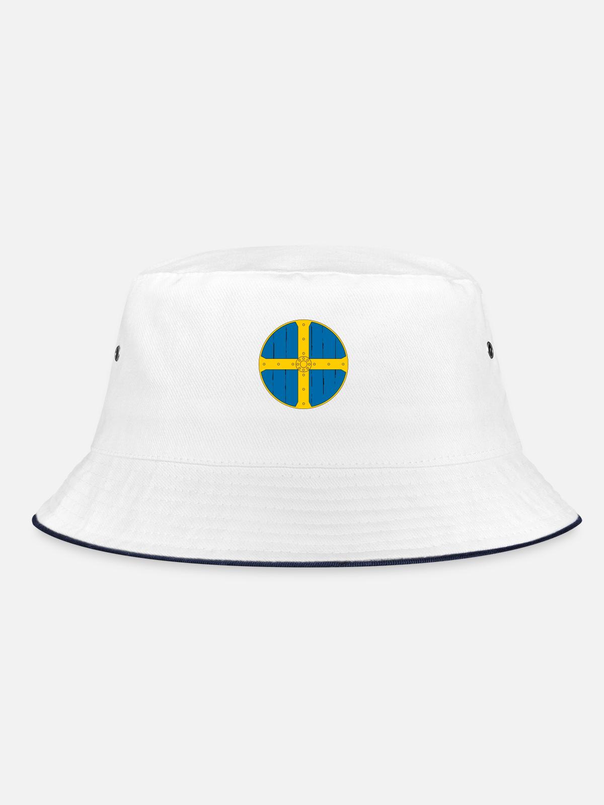 Viking - Bucket Hat - white/navy - Front