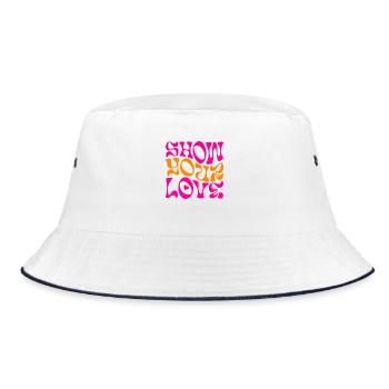 Montrez votre amour - Bob - blanc/marine - Devant