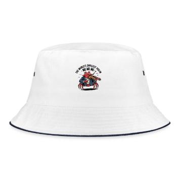 Mi Mi Mi - The smallest violin in the world - Bucket Hat - white/navy - Front