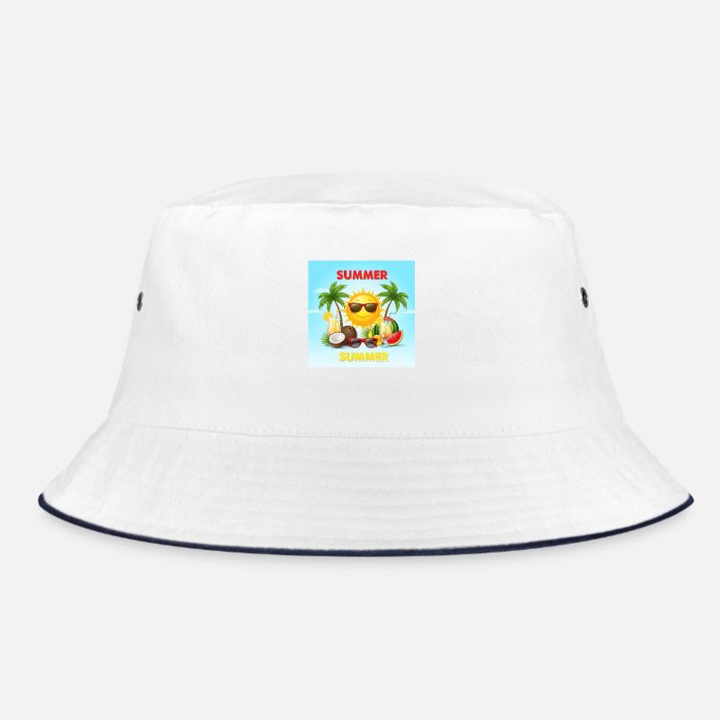 Summer holidays Summer holidays in the sun Bucket Hat