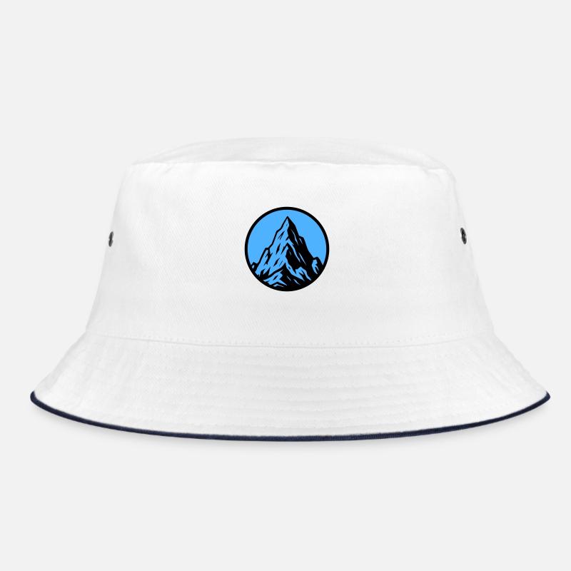 Mountain Icon Mountain Mountains Bucket Hat