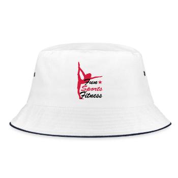 sports - Bucket Hat - white/navy - Front