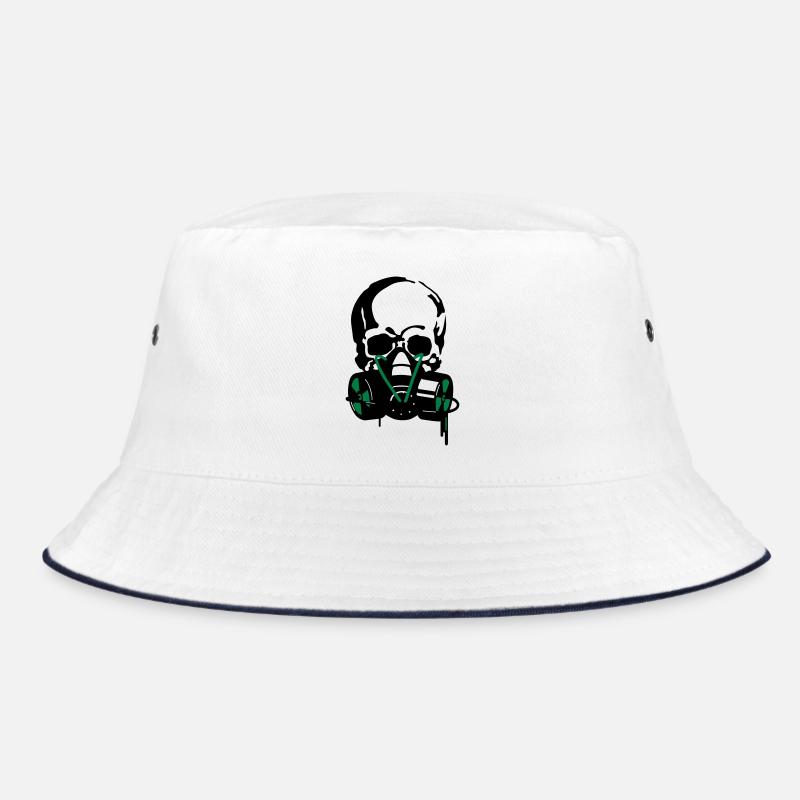 skull mask Bucket Hat