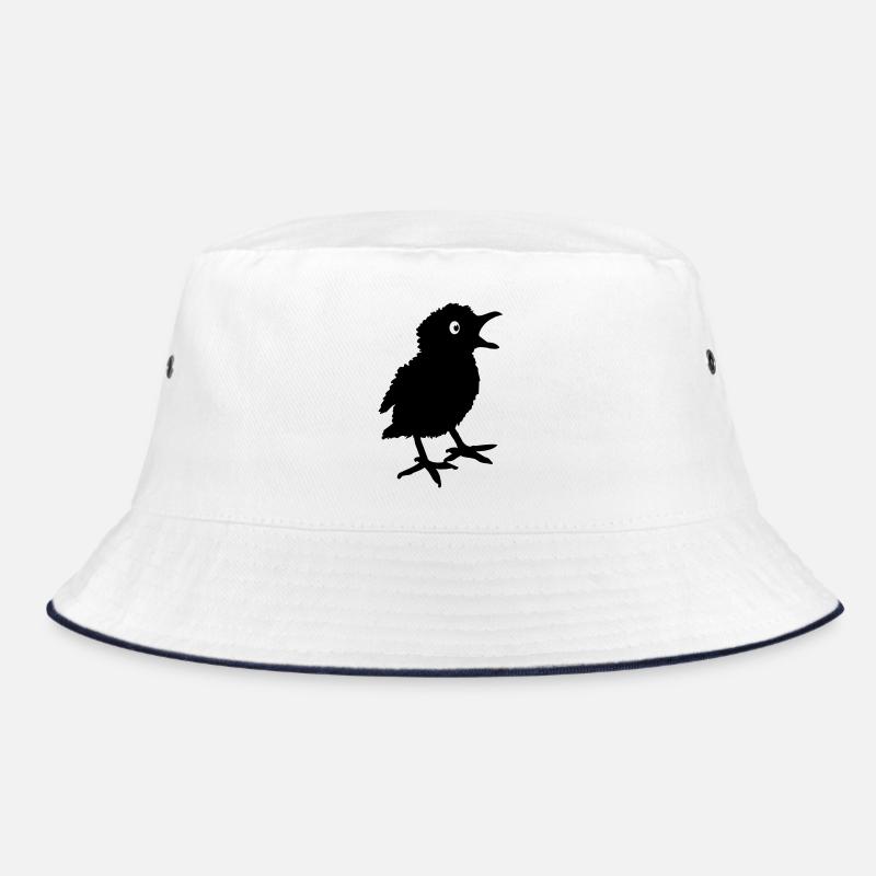 Chick Küken Piepser Vogel Schatten Bucket Hat