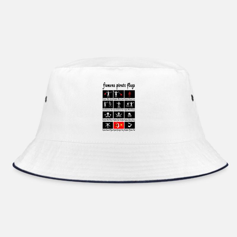 Famous pirate flags Bucket Hat