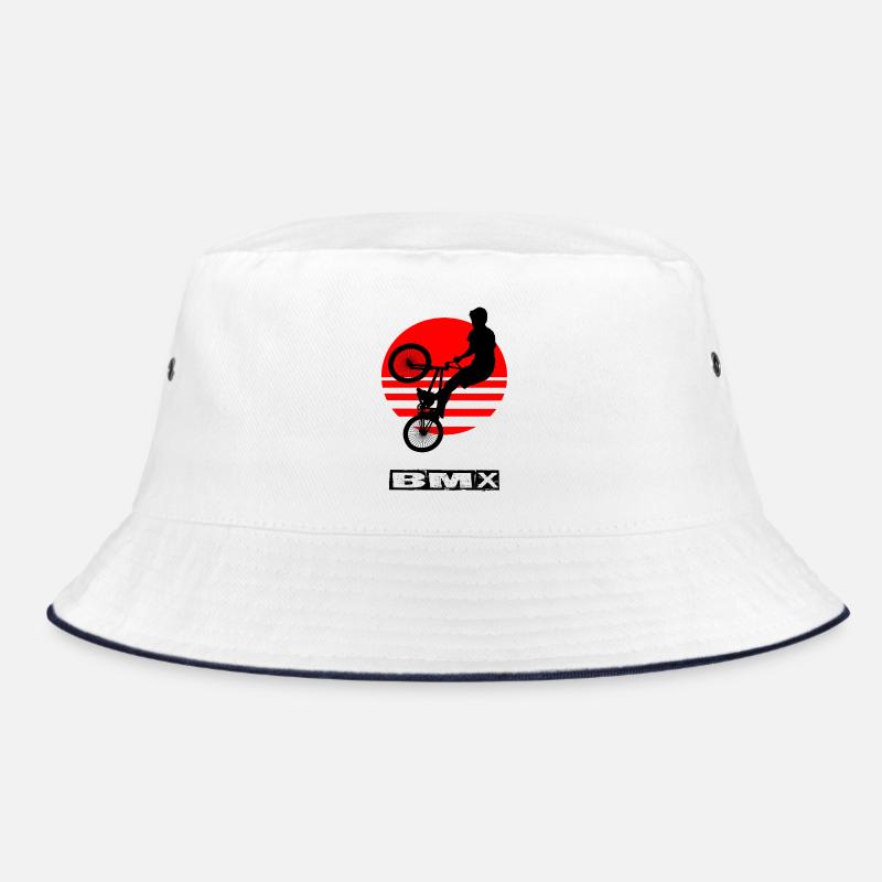 Das BMX - Bucket Hat - Weiß/Navy