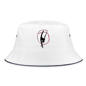 Rhythmische Sportgymnastik - Bucket Hat - Weiß/Navy - Vorne