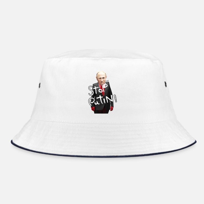 Stop Putin Protest Motiv Bucket Hat