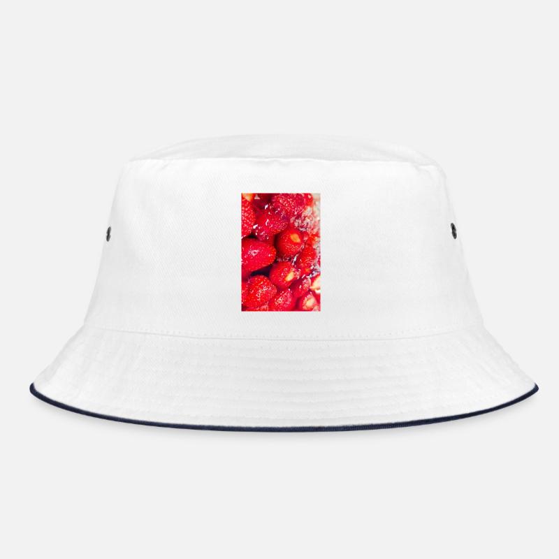 Frische Erdbeeren Erdbeerposter Bucket Hat