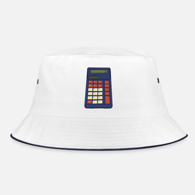 80's 90's Calculator Math School Nostalgia Bucket Hat