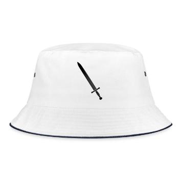Sword - Bucket Hat - white/navy - Front