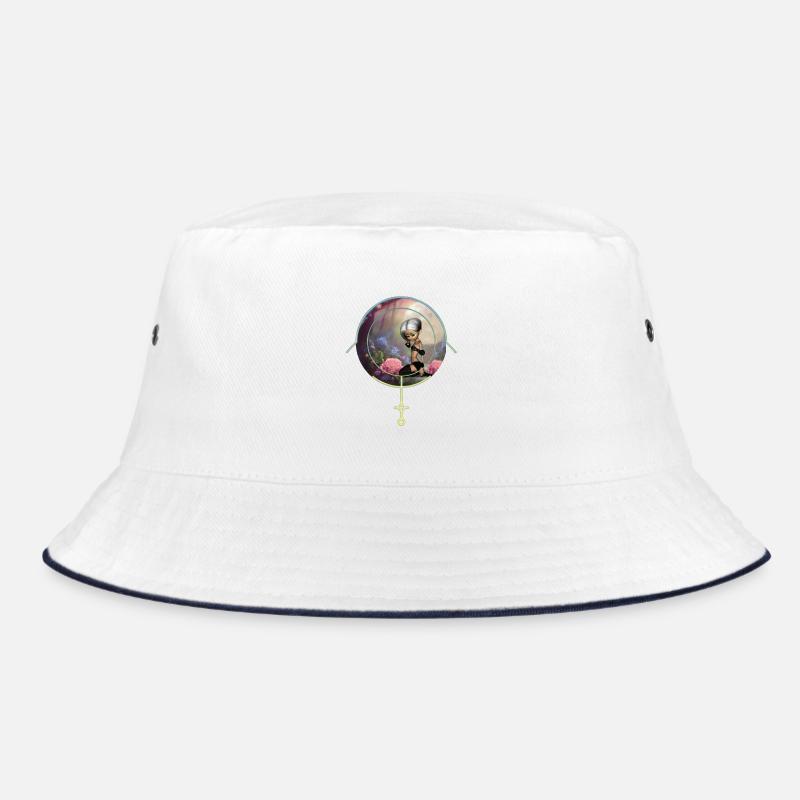 Süße Fee im verschlafenen Garten Bucket Hat