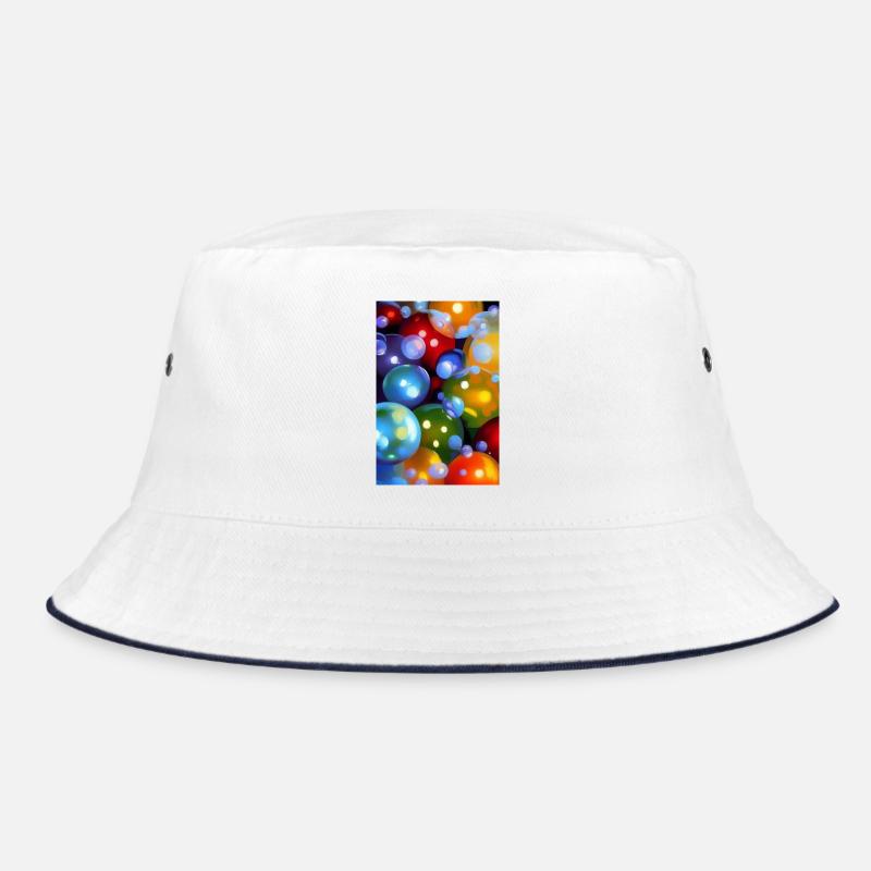Bunte Blasen Bucket Hat