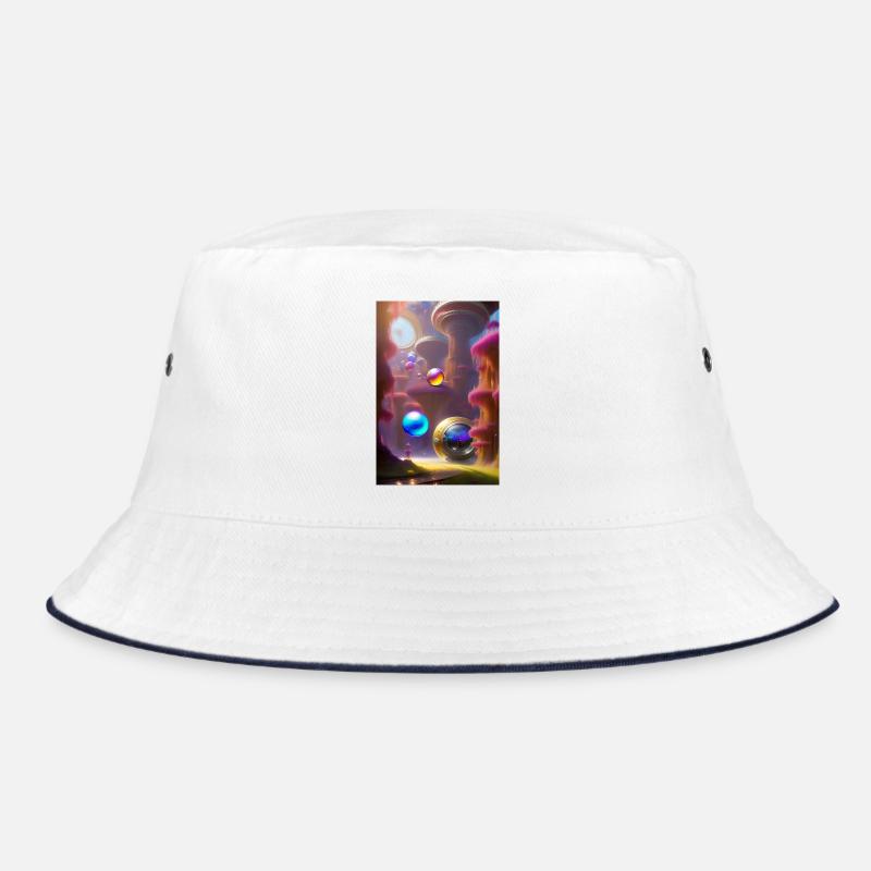 Colorful soap bubbles Bucket Hat