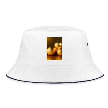 Gold Pieces - Bucket Hat - white/navy - Front