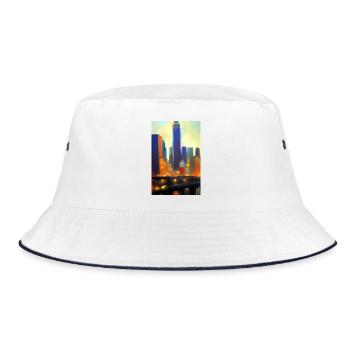 Horizon de la ville de New York - Bob - blanc/marine - Devant