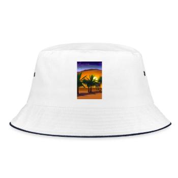 Arabian Desert - Bucket Hat - white/navy - Front