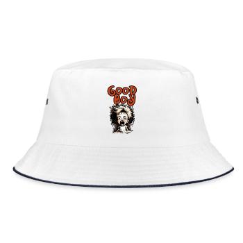 Good Boy - Bucket Hat - white/navy - Front