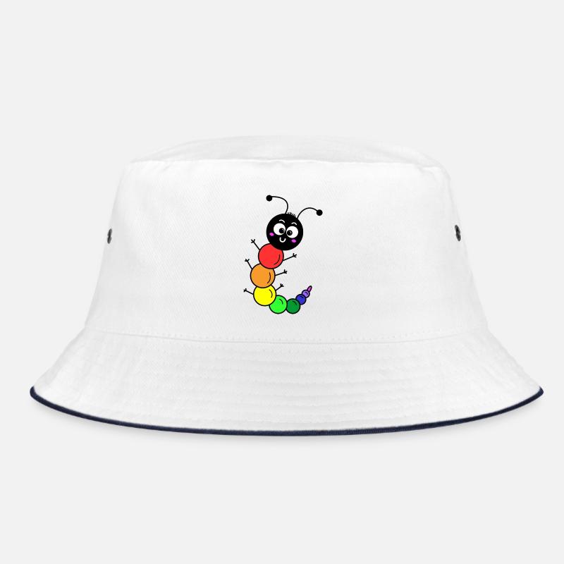 Regenbogen Raupe Bucket Hat
