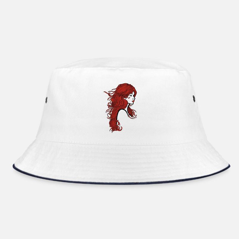 Rothaariges Mädchen Bucket Hat