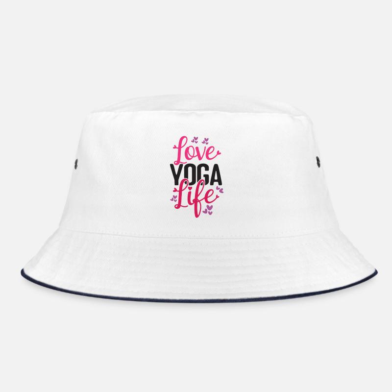Ich liebe das Yoga-Leben Bucket Hat