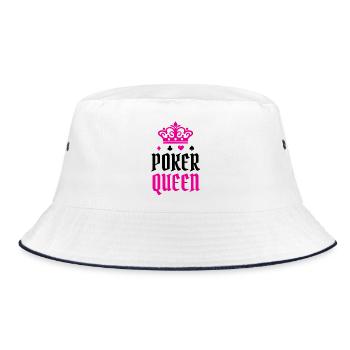 Poker Queen Déclaration Gagner Casino de Poker - Bob - blanc/marine - Devant