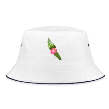 Fleur de Calla Rose - Bob - blanc/marine - Devant