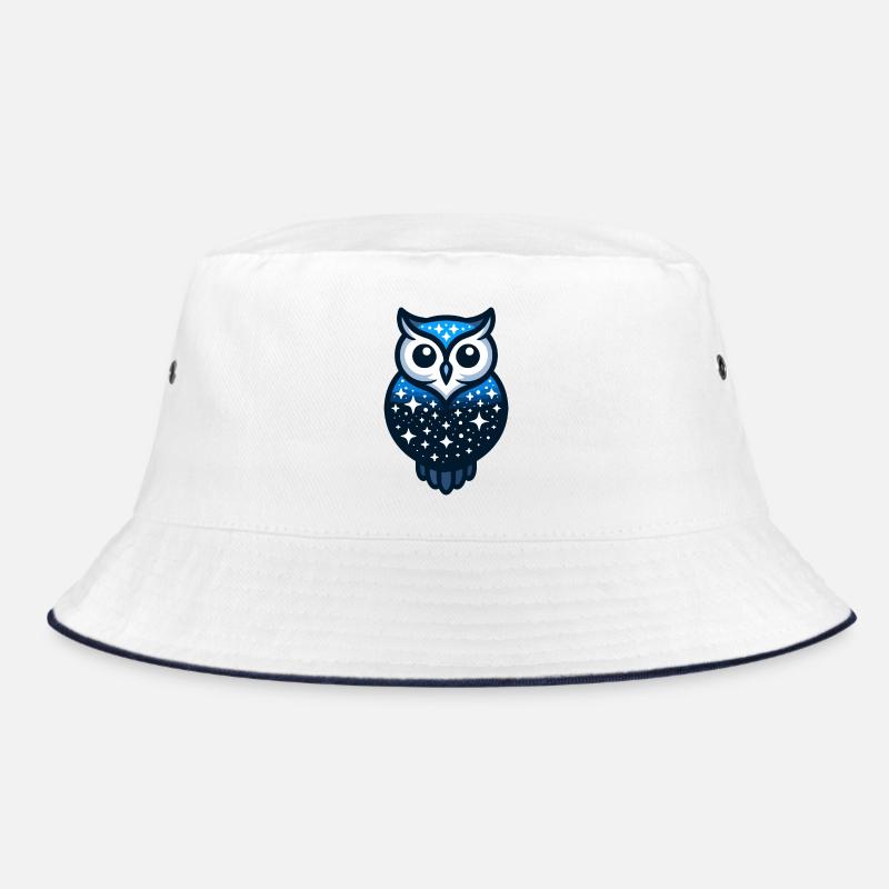 Celestial Owl: Der Nachthimmelswächter Bucket Hat
