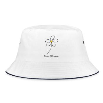 SCHÖNEN MUTTERTAG. MAMA. MUTTERTAG - Bucket Hat - Weiß/Navy - Vorne