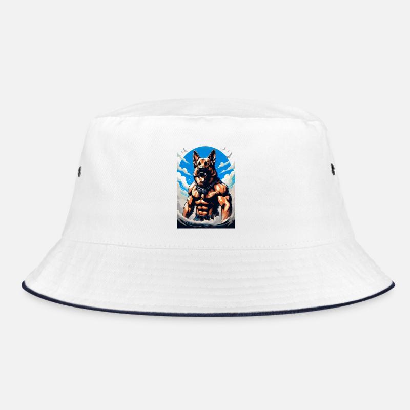 SummerDog - Bucket Hat - white/navy