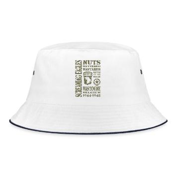 AVM Bastogne NUTS Battle Bulge Bâtards battus - Bob - blanc/marine - Devant