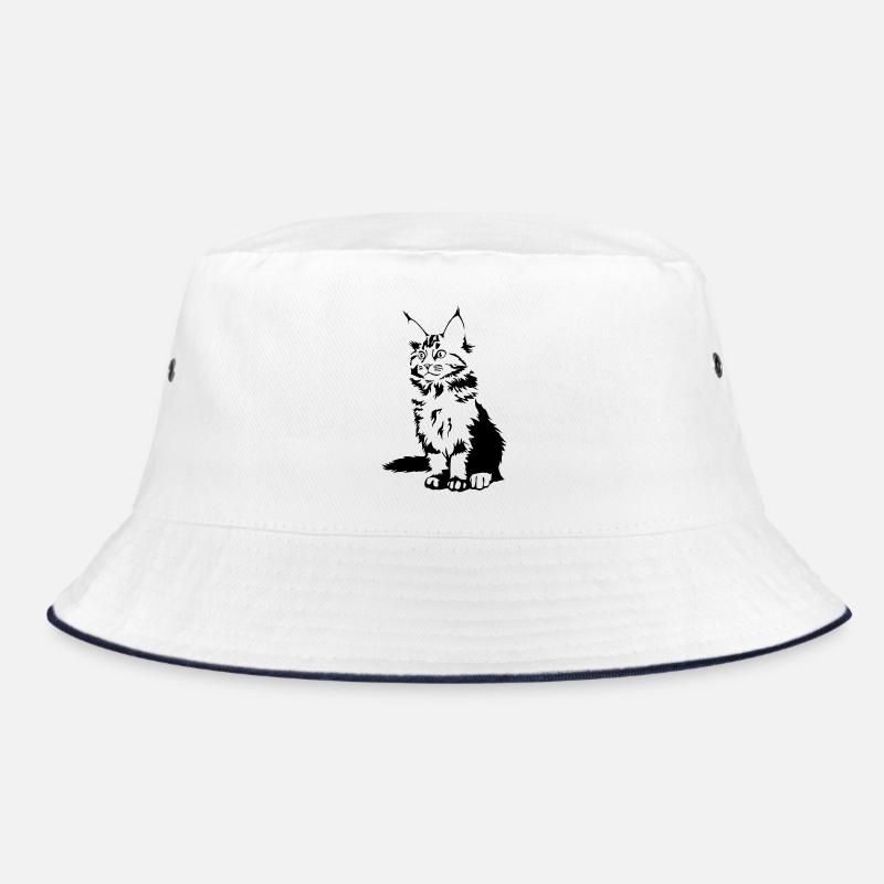 Maine Coon Katze Bucket Hat