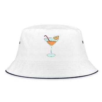 Cocktail à l’orange - Bob - blanc/marine - Devant