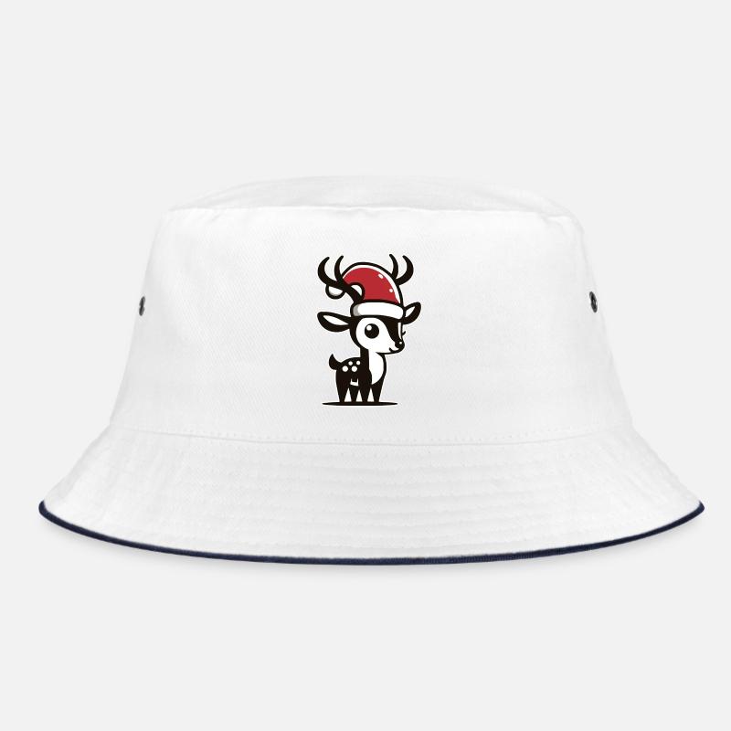 Christmas Deer Reindeer Bucket Hat