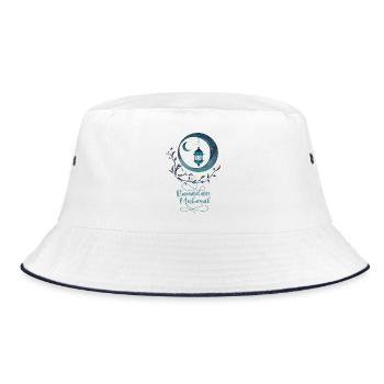 Ramadan Gift Eid Mubarak Islam Allah Muslim - Bucket Hat - white/navy - Front
