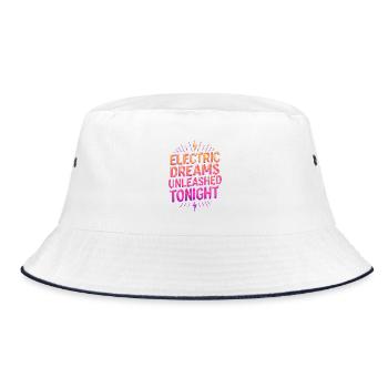 Electric Dreams - Reves Electriques - Bucket Hat - white/navy - Front