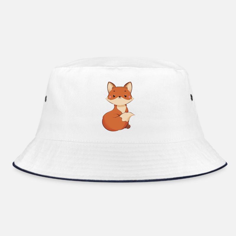 Renard - Bob - blanc/marine