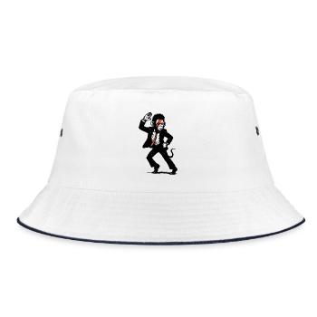 La danse du singe - Bob - blanc/marine - Devant