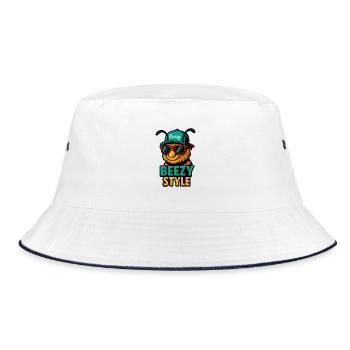 Beezy Style Bee Cap - Bob - blanc/marine - Devant