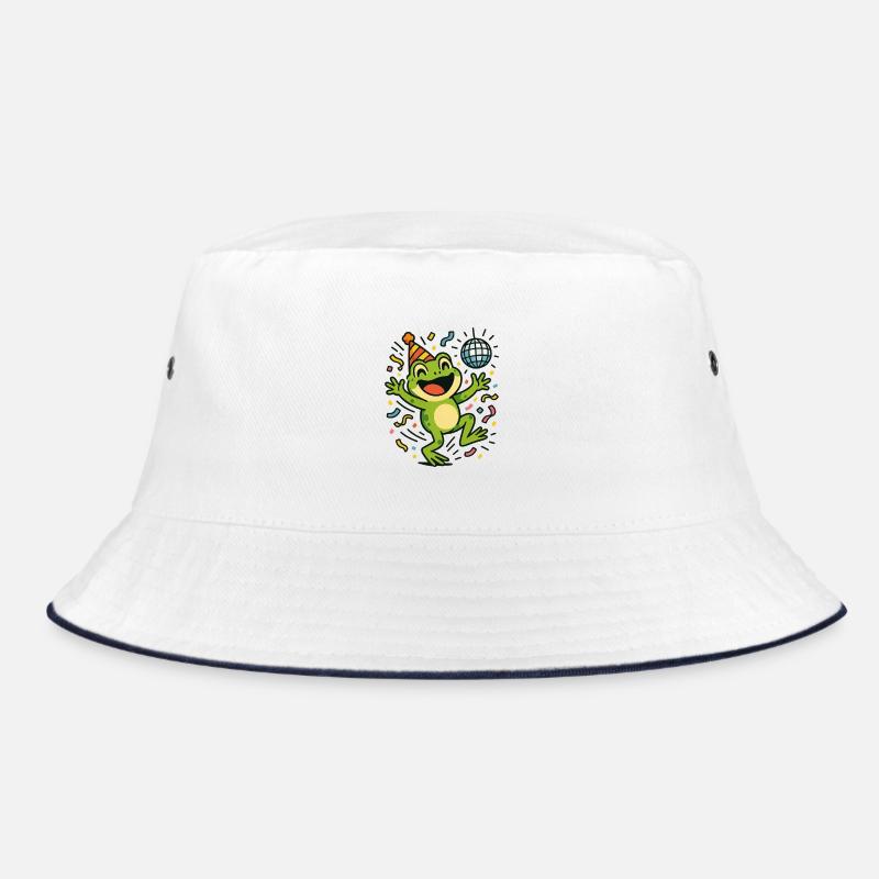 Grenouille de fête - Bob - blanc/marine